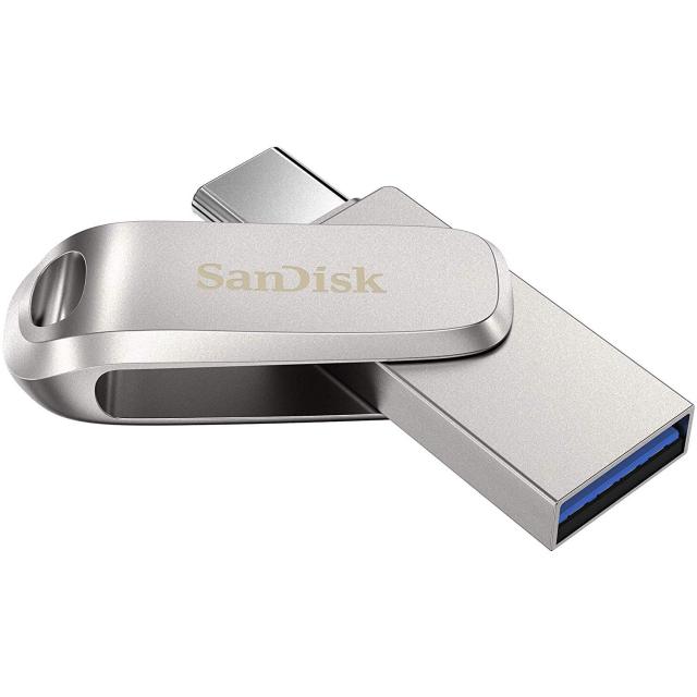 USBメモリー512GB SanDisk サンディスク USB3.1 Gen1-A/Type-C 両コネクタ搭載Ultra Dual Drive Luxe 回転式 [並行輸入品]