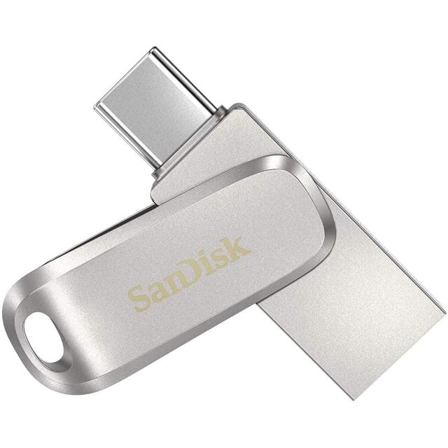 USBメモリー512GB SanDisk サンディスク USB3.1 Gen1-A/Type-C 両コネクタ搭載Ultra Dual Drive Luxe 回転式 [並行輸入品]