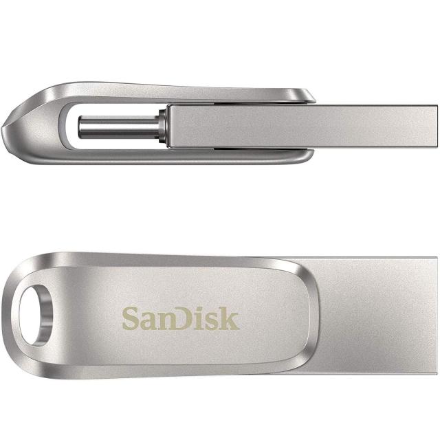 USBメモリー512GB SanDisk サンディスク USB3.1 Gen1-A/Type-C 両コネクタ搭載Ultra Dual Drive Luxe 回転式 [並行輸入品]