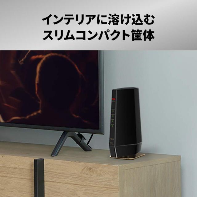 バッファロー WiFi ルーター無線LAN 最新規格 Wi-Fi6 11ax / 11ac AX5400 4803+574Mbps 日本メーカー 【iPhone13/12/11/iPhone SE(第二世の通販は