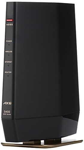 バッファロー WiFi ルーター無線LAN 最新規格 Wi-Fi6 11ax / 11ac AX5400 4803+574Mbps 日本メーカー 【iPhone13/12/11/iPhone SE(第二世の通販は