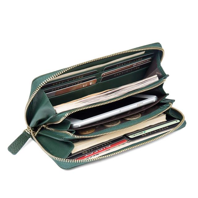 Mandiva]財布 レディース 長財布 本革 セパレート型 小銭入れ 大容量
