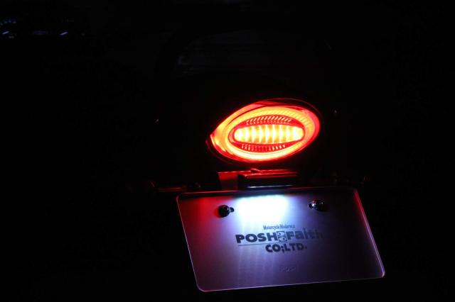 ポッシュフェイス(POSH FAITH) バイク用品 LEDテールランプ ルミナス Z900RS/CAFE(18-25年) ダークレッド 132290-96_7