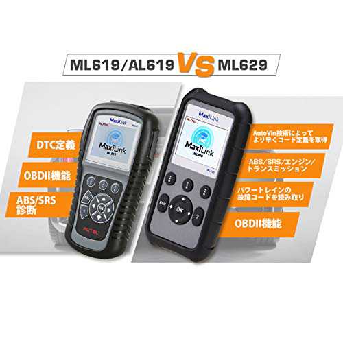 Autel MaxiLink ML629 自動車診断スキャンツール ユニバーサルカー