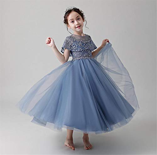 VIISEN 子供ドレス ジュニア ピアノ 発表会 フォーマル キッズ ドレス 子どもドレス演奏会 結婚式 刺繍 上品 エレガント 女児 女 VIISEN] バッグ・財布・ファッション小物 [VIISEN] 子供 ドレス キッズ