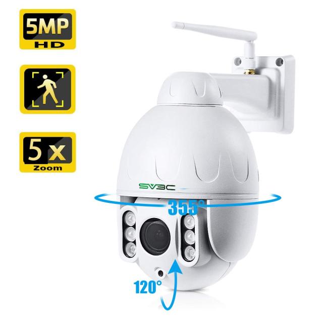 防犯カメラ 屋外 監視カメラ 2.4Ghz/5Ghz wifi ワイヤレス 500万画素 AI人体検知機能 PTZ機能 5倍光学ズーム パンチルト 50mまで暗視撮影 防犯カメラ 屋外 監視カメラ 2.4Ghz/5Ghz wifi ワイヤレス 500万画素