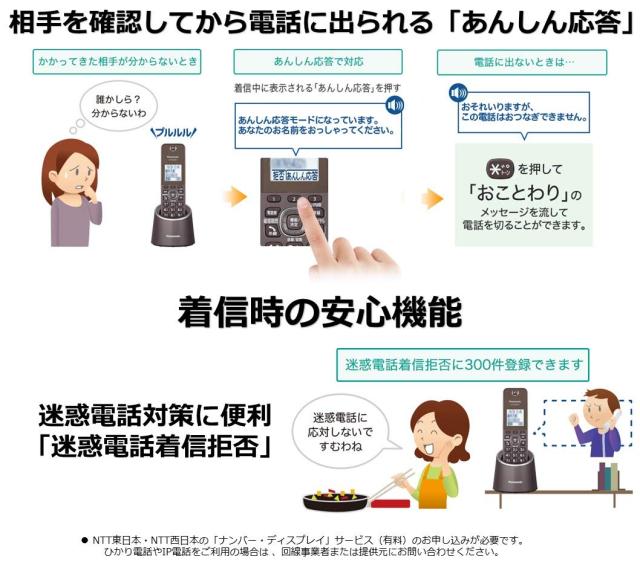 パナソニック デジタルコードレス電話機 迷惑防止搭載 ブラウン VE-GZS10DL-T_3