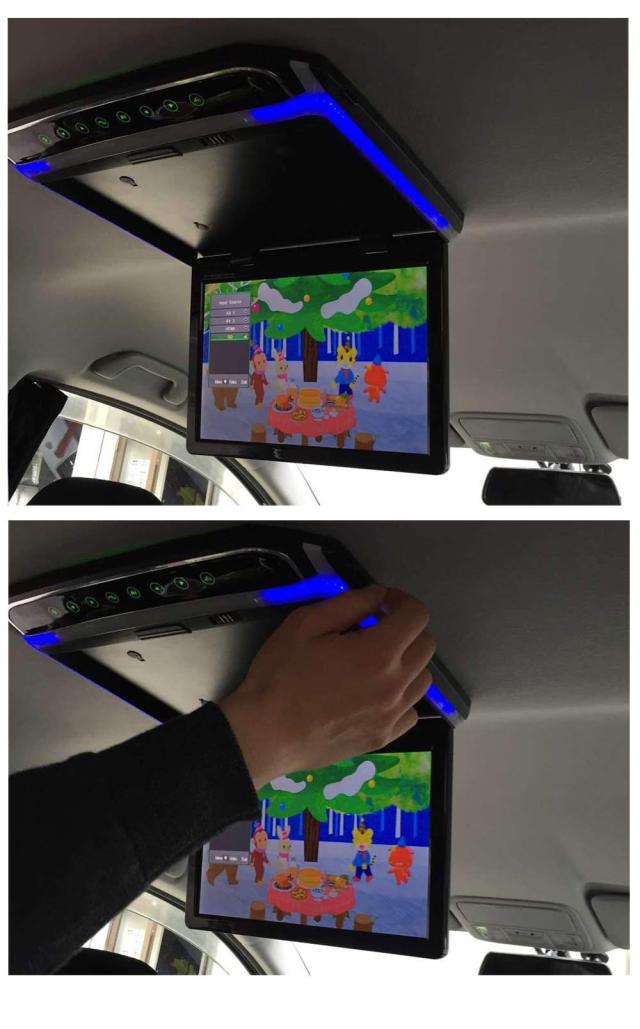 LOSKAフリップダウンモニター 10.2インチデジタルフリップダウン