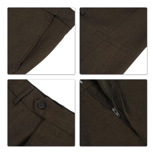 YFFUSHI] スーツ メンズ 3点セット ジャケット スラックス ベスト