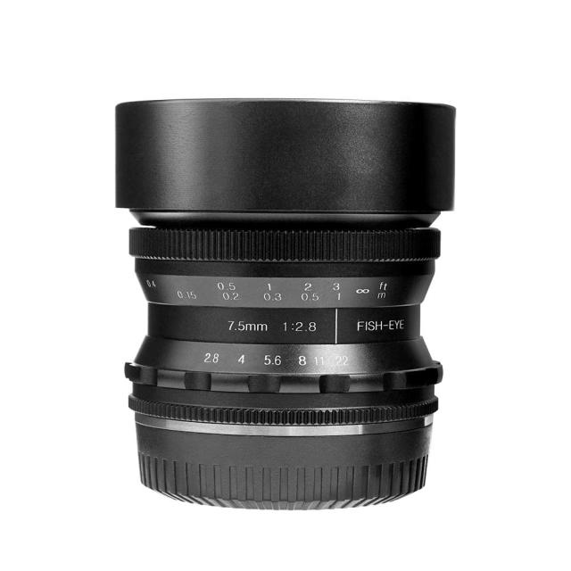 PERGEAR 7.5mm F2.8 カメラ交換レンズ 超広角 魚眼レンズ 手動式 焦点固定レンズ Nikon ZマウントAPS-CミラーレスカメラZ50カメラに対応