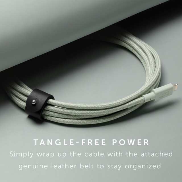 NATIVE UNION [ネイティブユニオン] BELT Cable XL 充電ケーブル 3m [MFi認証] USB-A USB Type A to ライトニング iPhone 急速充電 デーの通販は