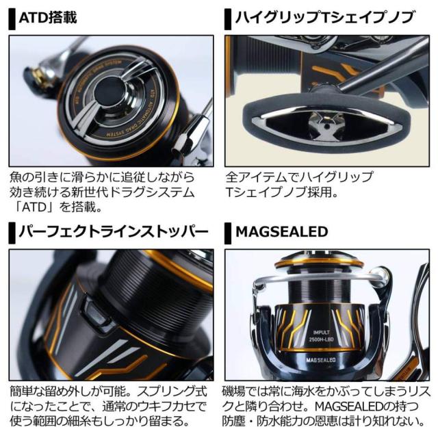 ダイワ(DAIWA) スピニングリール(レバーブレーキ) 20 インパルト