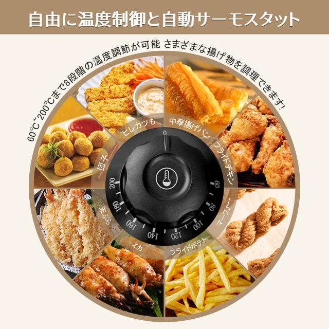 BriSunshine 電気フライヤー 業務用 二槽式 12L 大容量 卓上フライヤー