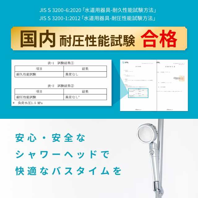 LDKベストバイ2冠受賞】日丸屋製作所 シャワーヘッド 日本製塩素除去剤