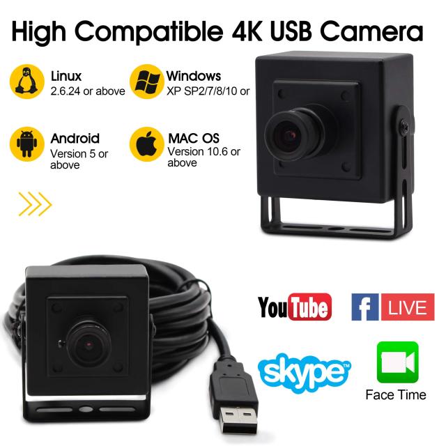 Uvc カメラ 通販 usb カメラ 超 小型 ELP 4K Usbカメラ 超小型 ウェブ