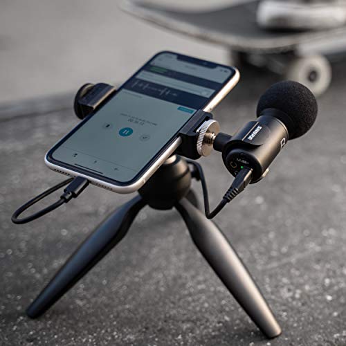 SHURE MV88+ ビデオキット ステレオコンデンサーマイク MV88+DIG-VIDKIT USB接続 USB-C スマホ ステレオ 配信 ストリーミング YouTube 撮