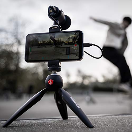 SHURE MV88+ ビデオキット ステレオコンデンサーマイク MV88+DIG-VIDKIT USB接続 USB-C スマホ ステレオ 配信 ストリーミング YouTube 撮