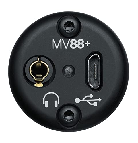 SHURE MV88+ ビデオキット ステレオコンデンサーマイク MV88+DIG-VIDKIT USB接続 USB-C スマホ ステレオ 配信 ストリーミング YouTube 撮