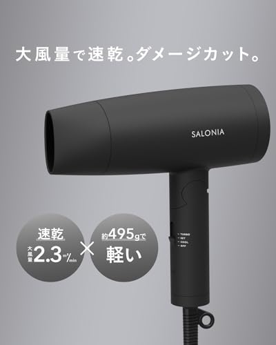 SALONIA ヘアドライヤー SL-013GR １０個 SALONIA 【国内正規品】SALONIA スピーディーイオンドライヤー