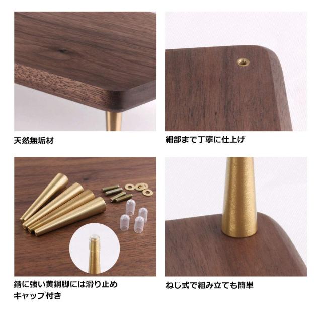 【原木からの一枚板】3.0 USB搭載の4ポートモニター台/机上台-幅52×奥行21cm、耐荷重80kgのこうひんしつ ディスプレイ台/PC台_3