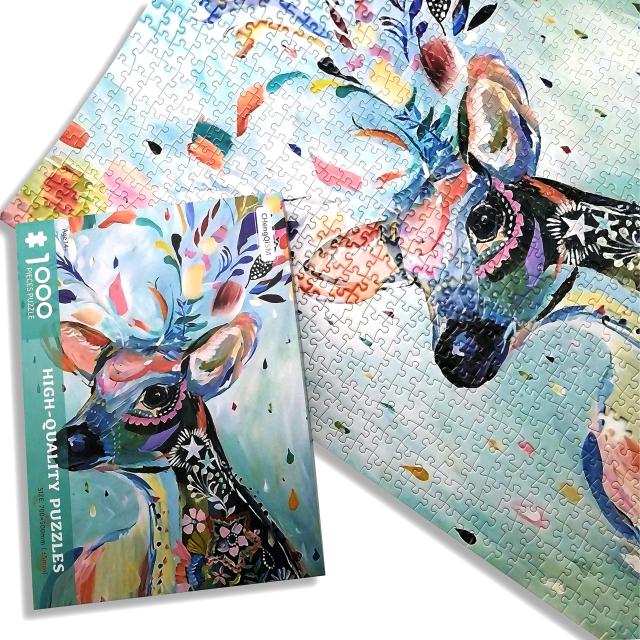ジグソーパズル 1000ピース パズル 風景 絵画 動物50x70cm 81w6vfFyMzL._AC_UL210_SR210,
