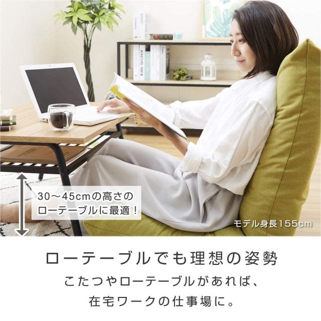 ドウシシャ] 座椅子 ソファー 3Dクッション あぐら座椅子