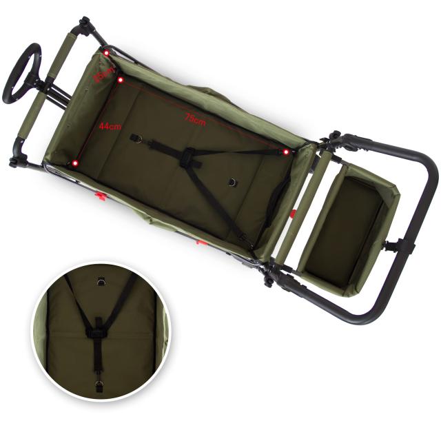 ＴＭＺアウトドアワゴン 屋根付き キャリーワゴン 折りたたみキャリーカート耐荷重 120KG 大径ゴムタイヤ 買い物用、ピクニック、お花見｜TMZ キャリーカート  アウトドアワゴン アイボリー TMZ