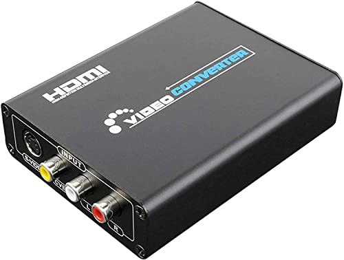 コンポジット/S端子 to HDMI 変換器 1080P対応 Composite 3RCA AV/S