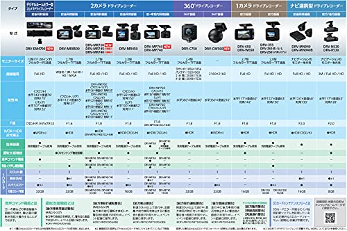 ケンウッド(KENWOOD) ドライブレコーダー DRV-350-B 広角 明るい F1.8レンズ 搭載 高機能 両立 スタンダードタイプ ブラック_6
