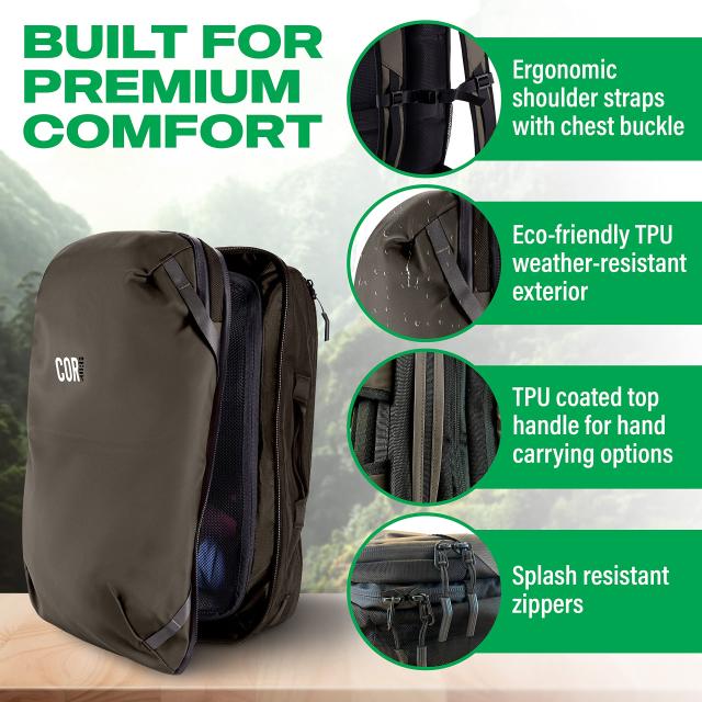 COR Surf] アイランドホッパーバックパック | 究極のトラベルパック