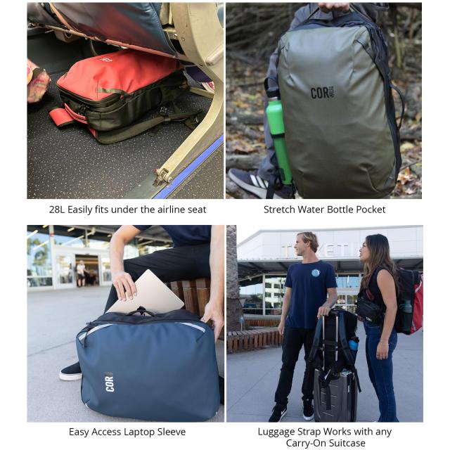 COR Surf] アイランドホッパーバックパック | 究極のトラベルパック