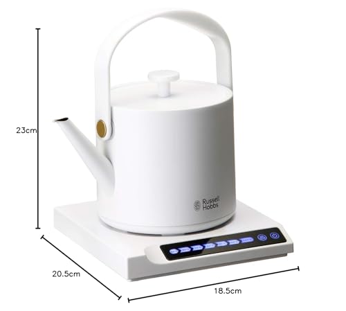 大石アンドアソシエイツ ラッセルホブス 電気ケトル 温度調整可能 0.6L Tkettle ホワイト 7106JP-WH