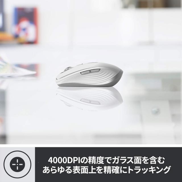 ロジクール MX ANYWHERE 3 ワイヤレス モバイルマウス MX1700RO Unifying Bluetooth 高速スクロールホイール 充電式 ワイヤレスマウス 無_3
