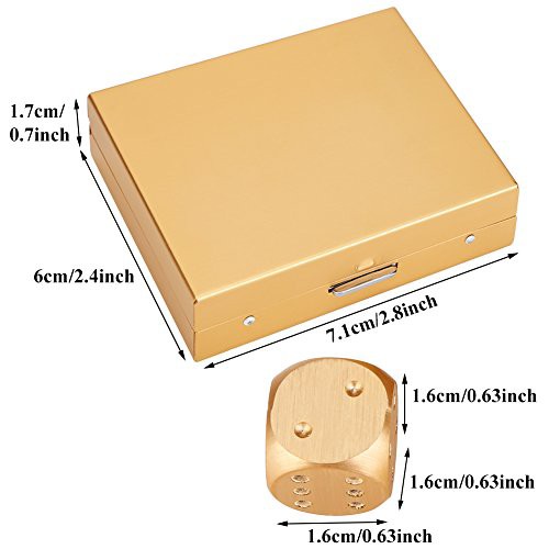 5個/セットさいころ 専用ケース付き 6面 ダイス 家族向けゲーム 5個/セットさいころ 専用ケース付き 6面 ダイス 家族向けゲーム