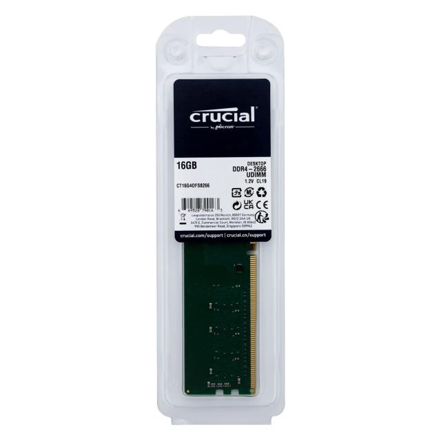 Crucial メモリ DDR4-2666 8GBx2枚 Crucial デスクトップ用増設メモリ