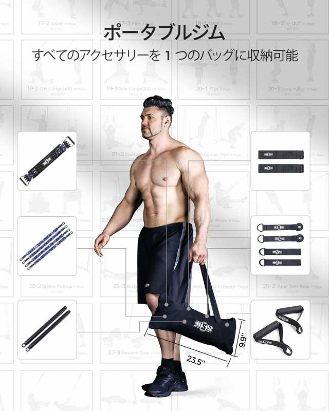 Amazon.co.jp: INNSTAR 筋力トレーニング、ホームワークアウト