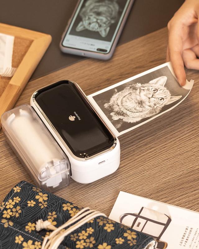 Phomemo M03 スマホ対応 プリンター サーマルプリンター 53mm・80mm用紙対応 モバイルぷりんたー ポータブル型 フォトプリンタ 感熱 携帯_7