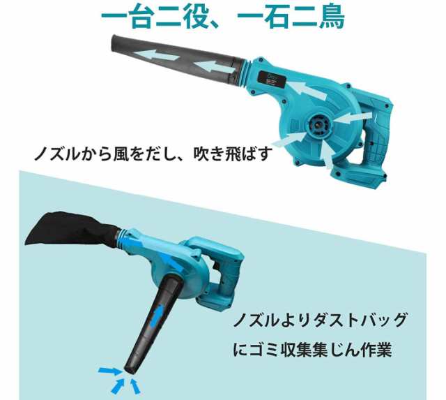 Baster 充電式ブロワー マキタ 18v バッテリー専用 YN-8010 コードレス