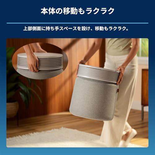 ブルーエア 空気清浄機 2025新モデル Blue Signature SP4i グレー 57畳