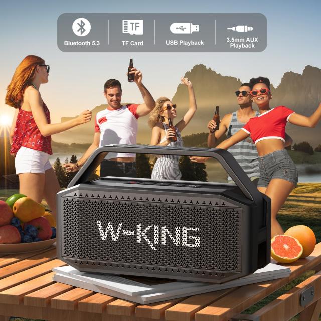 ぶるーとゅーす スピーカー W-KING 60W RMS 100Wピーク、スピーカー