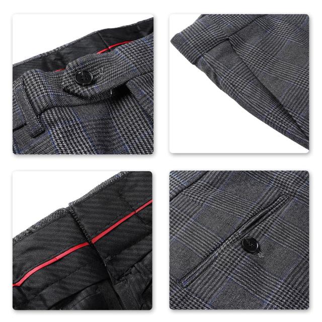 YFFUSHI] スーツ メンズ ビジネス スリーピース 2つボタン ストライプ