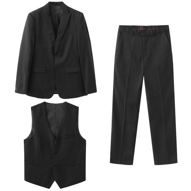 YFFUSHI] スーツ メンズ ビジネス スリーピース 大きいサイズ 2つ