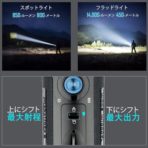 OLIGHT(オーライト) Marauder 2 懐中電灯 ledフラッシュライト 強力 最強 ハンディライト 14000ルーメン 射程800M  54Hランタイム アルミの通販はau PAY マーケット - ファイシン本店 | au PAY マーケット－通販サイト