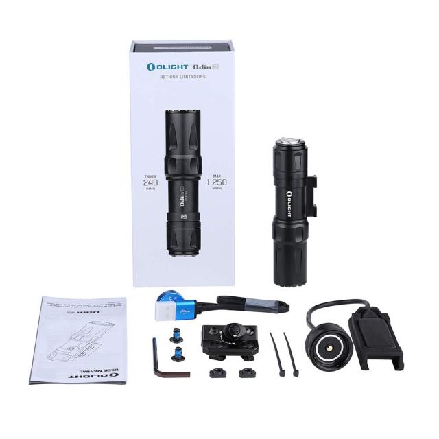 OLIGHT(オーライト) ODIN MINI ウェポンライト タクティカルライト 1250ルーメン 充電式 懐中電灯 ledフラッシュライト 強力 M-LOK対応_7