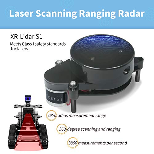 XiaoR Geek Raspberry Pi AIロボット 自動運転 ROSロボットカー 地図とナビゲーションを構築するためのラズベリーパイ4b付き_2