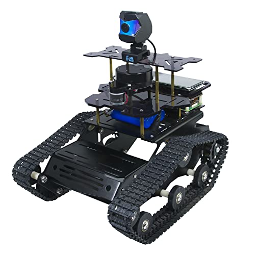 XiaoR Geek Raspberry Pi AIロボット 自動運転 ROSロボットカー 地図とナビゲーションを構築するためのラズベリーパイ4b付き_6