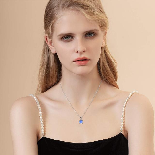 Agvana ネックレス レディース タンザナイト 12月 誕生石 しずくモチーフ ホワイトデー お返し シルバー925 クリスマス 誕生日 母の日 プ Agvana ネックレス レディース タンザナイト 12月 誕生石 しずくモチーフ ホワイトデー お返し シルバー925 クリスマス 誕生日 母の日 プ