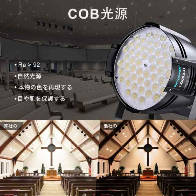 BETOPPER 舞台照明 54*2W LED LC003-Hスポットライト ステージライト ...