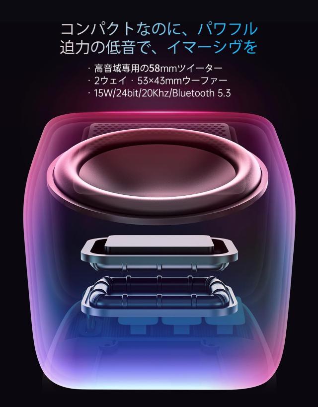 Divoom Ditoo-ProポータブルBluetoothスピーカー3.55インチLED