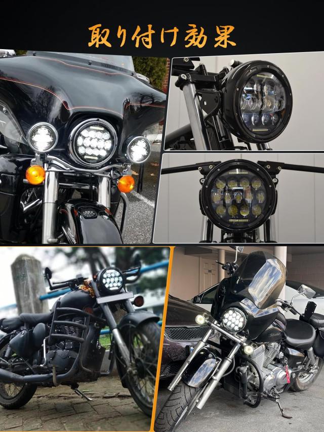 ズーマー Rigid Industries Q2 6-LED ヘッドライト ズーマー Rigid Industries Q2 6-LED ヘッドライト パーツ